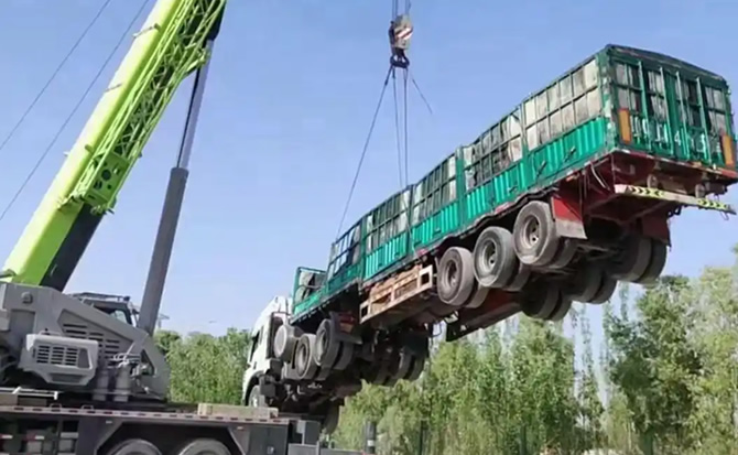 罗江区道路脱困救援案例
